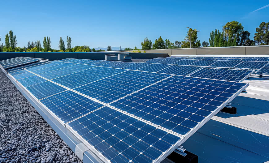 PAROC Solar - niezawodna izolacja dachów płaskich pod fotowoltaikę